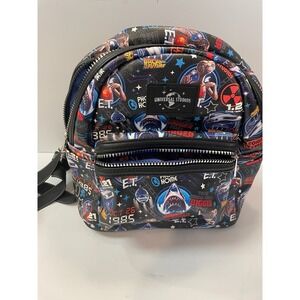 NWOT Universal Studios Mini Backpack E.T. Jaws‎ Back to the Future